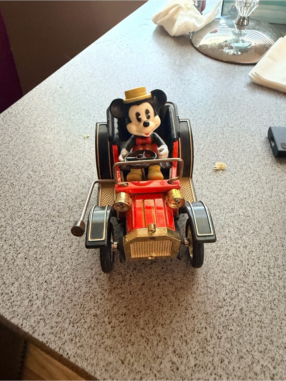 Disney Mickey Mouse Red Classic Toy Car